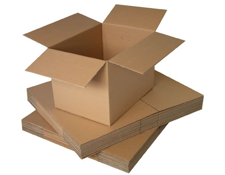 Cajas de cartón corrugado sencillo